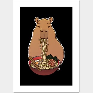 Capybara Ramen Posters and Art